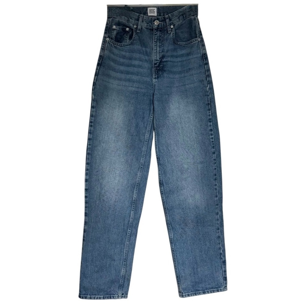 BDG Urban Outfitters High-Rise Baggy Jeans Size 27 100% Cotton Blue Denim